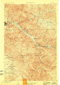 1903 Map of Bonner