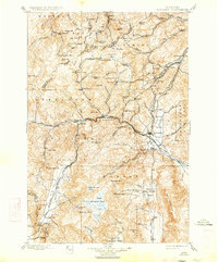 1899 Map of Boulder, 1933 Print