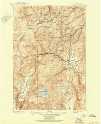 1899 Map of Boulder, 1951 Print