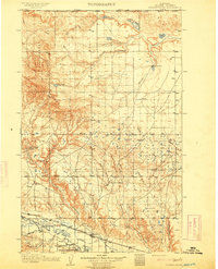 Download a high-resolution, GPS-compatible USGS topo map for Cherry Ridge, MT (1913 edition)