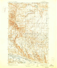 preview thumbnail of historical topo map of Blaine County, MT in 1913
