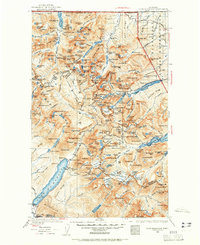 Download a high-resolution, GPS-compatible USGS topo map for Chief Mountain, MT (1965 edition)