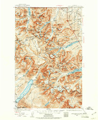 Download a high-resolution, GPS-compatible USGS topo map for Chief Mountain, MT (1961 edition)