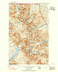 preview thumbnail of historical topo map of Glacier County, MT in 1938