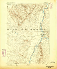 1894 Map of Fort Custer