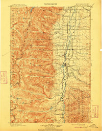 1901 Map of Hamilton, 1910 Print