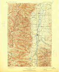 1901 Map of Hamilton, 1925 Print