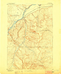1893 Map of Huntley, 1903 Print