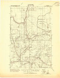 preview thumbnail of historical topo map of Lincoln County, MT in 1920