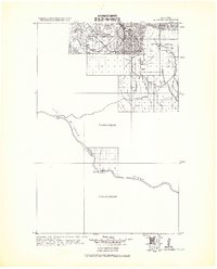 1943 Map of Zortman, MT