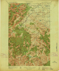 1913 Map of Marias Pass