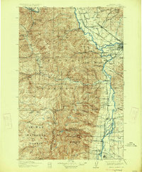 1912 Map of Missoula, 1925 Print
