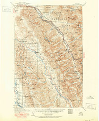 Download a high-resolution, GPS-compatible USGS topo map for Nyack, MT (1951 edition)