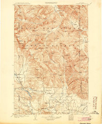 1905 Map of Ovando, MT