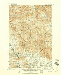 1902 Map of Ovando, 1960 Print