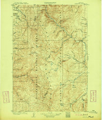 preview thumbnail of historical topo map of Granite County, MT in 1909