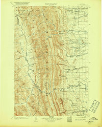 1903 Map of Flathead County, MT, 1919 Print