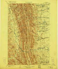 1903 Map of Saypo, 1922 Print