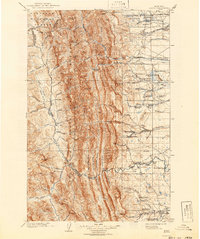 1903 Map of Flathead County, MT, 1942 Print