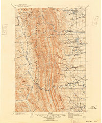 1903 Map of Flathead County, MT, 1949 Print