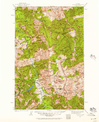 preview thumbnail of historical topo map of Flathead County, MT in 1936