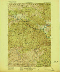 1919 Map of St. Regis, MT