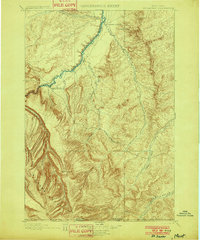 1901 Map of St. Xavier, MT