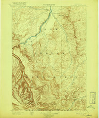 preview thumbnail of historical topo map of St. Xavier, MT in 1901