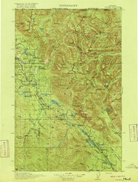 1916 Map of Lincoln County, MT