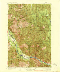 Download a high-resolution, GPS-compatible USGS topo map for Thompson Falls, MT (1937 edition)