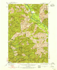 Download a high-resolution, GPS-compatible USGS topo map for Trout Creek, MT (1955 edition)