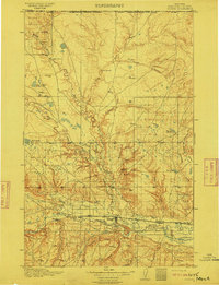 1912 Map of Chinook, MT