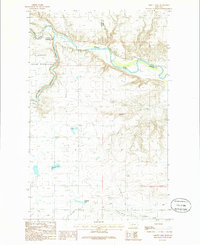 Download a high-resolution, GPS-compatible USGS topo map for Abbott Lake, MT (1986 edition)