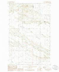 Download a high-resolution, GPS-compatible USGS topo map for Agawam North, MT (1986 edition)