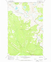 Download a high-resolution, GPS-compatible USGS topo map for Ahern Pass, MT (1972 edition)