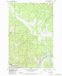Download a high-resolution, GPS-compatible USGS topo map for Alberton, MT (1984 edition)