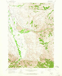 Download a high-resolution, GPS-compatible USGS topo map for Alder, MT (1965 edition)