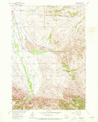 Download a high-resolution, GPS-compatible USGS topo map for Alder, MT (1972 edition)