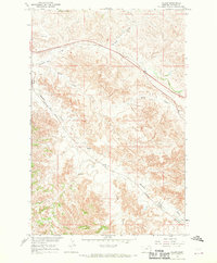 Download a high-resolution, GPS-compatible USGS topo map for Allard, MT (1970 edition)