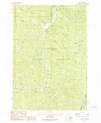 Download a high-resolution, GPS-compatible USGS topo map for Alta, MT (1991 edition)