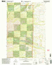 Download a high-resolution, GPS-compatible USGS topo map for Amelong Creek, MT (2005 edition)