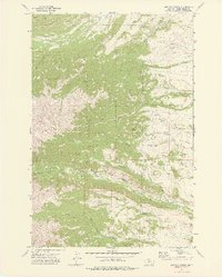 Download a high-resolution, GPS-compatible USGS topo map for Amelong Creek, MT (1976 edition)