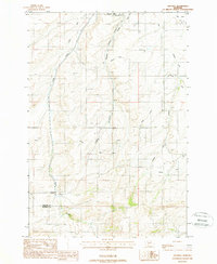 Download a high-resolution, GPS-compatible USGS topo map for Anceney, MT (1988 edition)