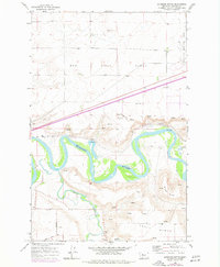Download a high-resolution, GPS-compatible USGS topo map for Antelope Butte, MT (1977 edition)
