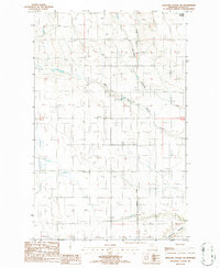 Download a high-resolution, GPS-compatible USGS topo map for Antelope Coulee SW, MT (1986 edition)