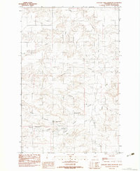 Download a high-resolution, GPS-compatible USGS topo map for Antelope Creek Reservoir, MT (1983 edition)