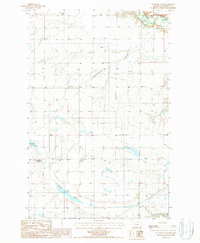 Download a high-resolution, GPS-compatible USGS topo map for Antelope Lake, MT (1987 edition)