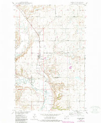 1948 Map of Antelope, MT, 1989 Print