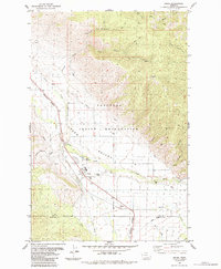Download a high-resolution, GPS-compatible USGS topo map for Arlee, MT (1984 edition)