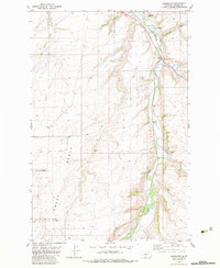 Download a high-resolution, GPS-compatible USGS topo map for Armington, MT (1983 edition)